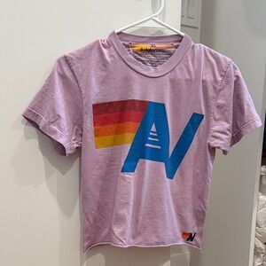 Aviator Nation Women’s Pink Graphic T-Shirt, Siz XS